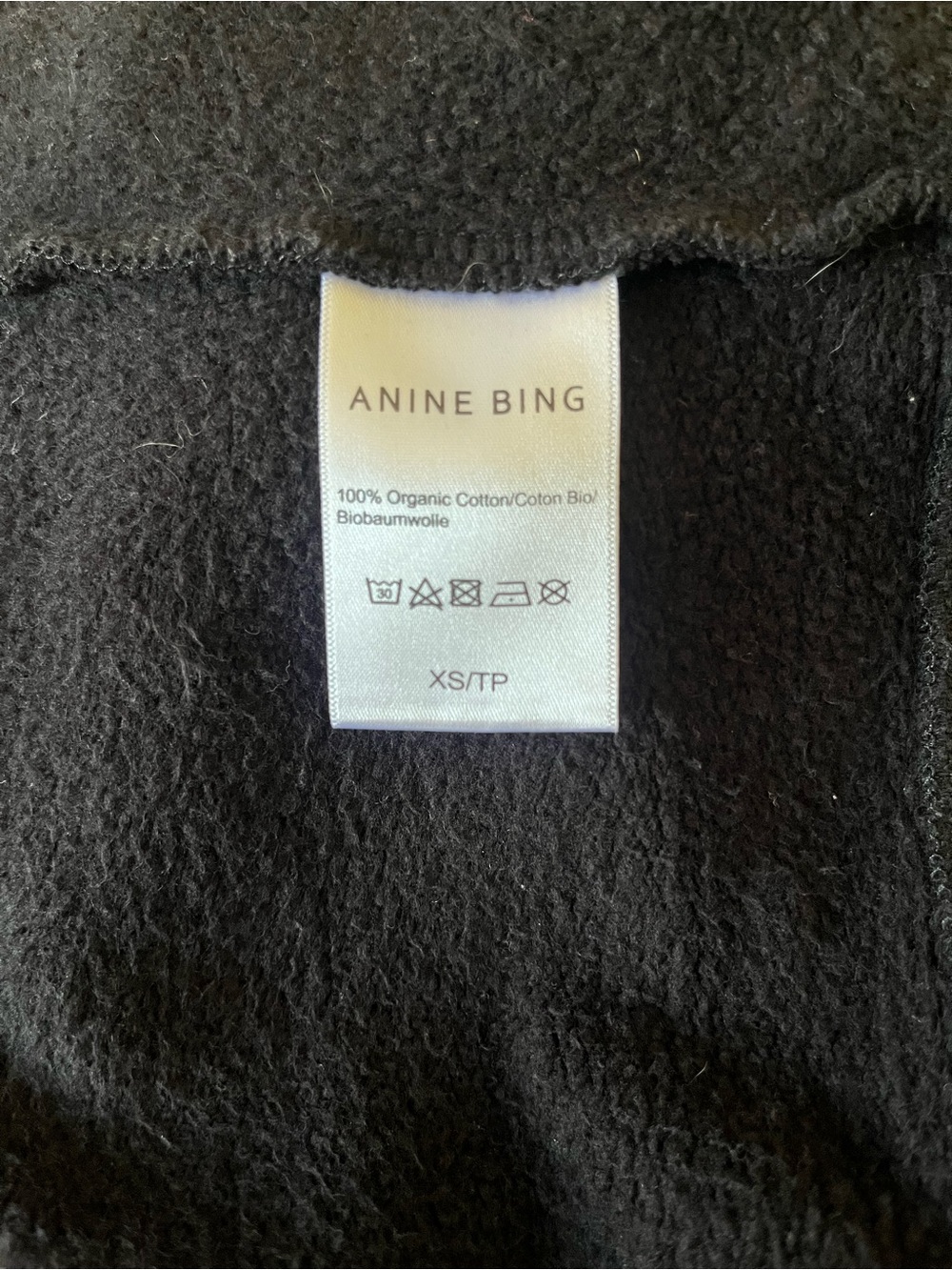 Anine Bing Black Crewneck Sweater with Red and Gold Tiger Graphic - Picture 5 of 5